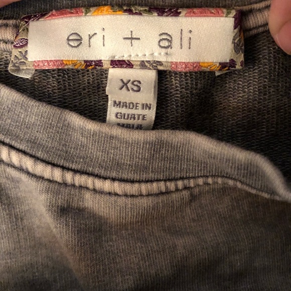 Anthropologie’s Eri + Ali ruffle faded sweatshirt - Picture 7 of 7